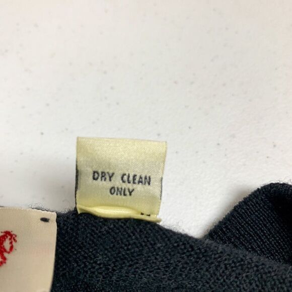 Pringle of Scotland Argyle Sweater Mens Extra Large Black Merino Wool Casual - Picture 9 of 12